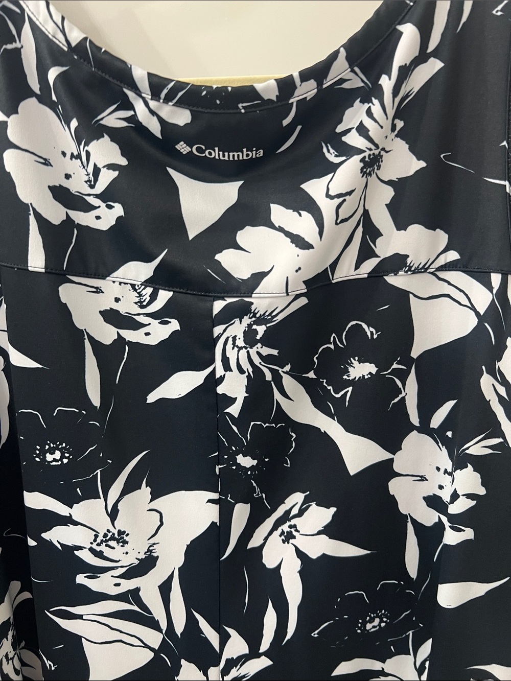 Columbia Black & White Floral Sleeveless Dress - Picture 6 of 6